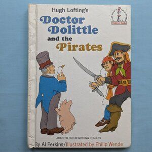 Doctor Dolittle & the Pirates Dr. Seuss Beginner Books Club Vintage 1968